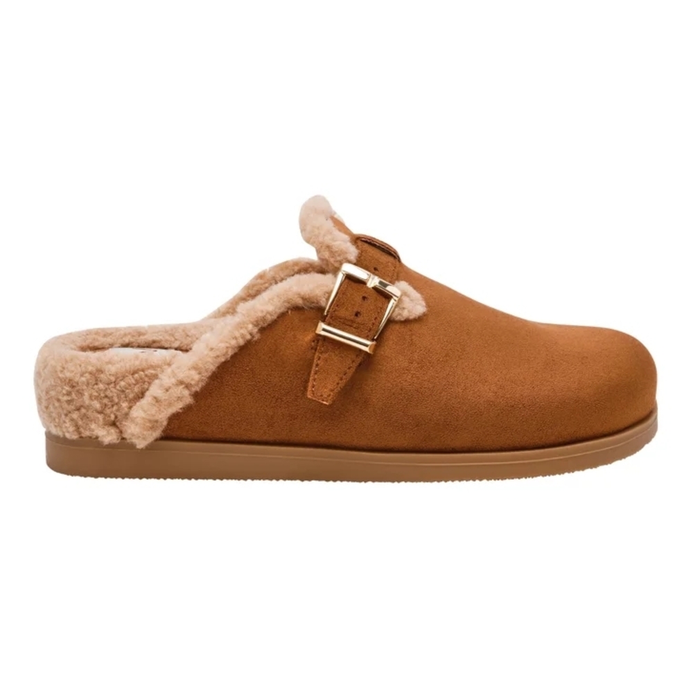 DV by Dolce Vita Women's Anina Cozy Cognac Slip-On Clogs with Buckle Size 7 - Picture 5 of 10